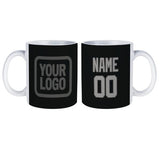Custom Black Gray Mug