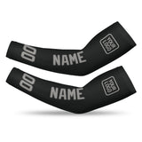 Custom Black Gray Arm Sleeve