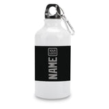 Custom Black Gray Sports Bottle