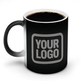 Custom Black Gray Magic Mug