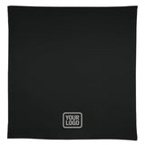 Custom Black Dark Grey Square Table Cloth