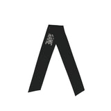 Custom Black Gray Headband