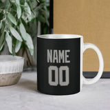 Custom Black Gray Mug