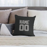 Custom Black Gray Pillowcase
