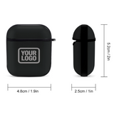 Custom Black Gray AirPods Case