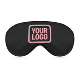 Custom Black Light Pink Sleep Mask
