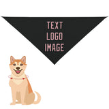 Custom Black Light Pink Pet Scarf