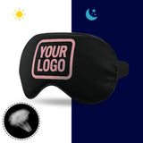 Custom Black Light Pink Sleep Mask