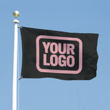 Custom Black Light Pink Flag