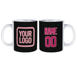 Custom Black Pink Mug