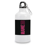 Custom Black Pink Sports Bottle