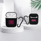 Custom Black Pink AirPods Case
