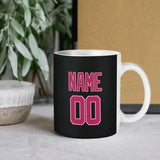 Custom Black Pink Mug