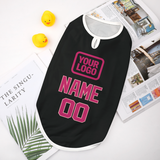 Custom Black Pink Pet Vest