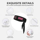 Custom Black Pink Headband