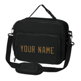 Custom Black Khaki Lunch Bag