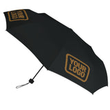 Custom Black Khaki Automatic Umbrella