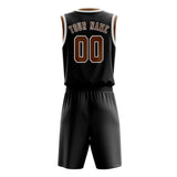 Custom Black Khaki Basketball Set
