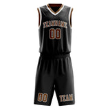 Custom Black Khaki Basketball Set