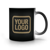 Custom Black Light Khaki Magic Mug
