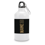 Custom Black Light Khaki Sports Bottle