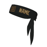 Custom Black Light Khaki Headband