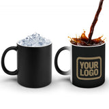 Custom Black Light Khaki Magic Mug