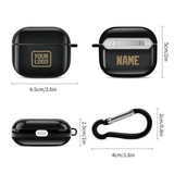 Custom Black Light Khaki AirPods Case (3rd Generation)