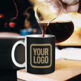 Custom Black Light Khaki Mug