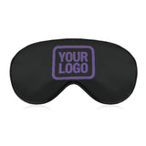 Custom Black Light Purple Sleep Mask