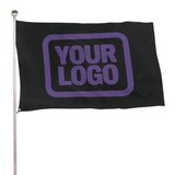 Custom Black Light Purple Flag