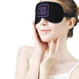 Custom Black Light Purple Sleep Mask