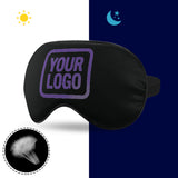 Custom Black Light Purple Sleep Mask