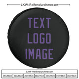 Custom Black Light Purple Truck Tires