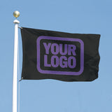 Custom Black Light Purple Flag