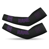 Custom Black Purple Arm Sleeve