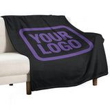 Custom Black Light Purple Blanket