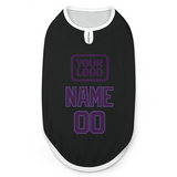 Custom Black Purple Pet Vest