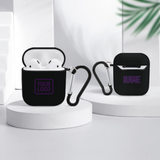 Custom Black Purple AirPods Case