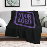 Custom Black Light Purple Blanket