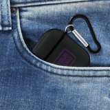 Custom Black Purple AirPods Case