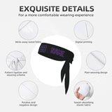 Custom Black Purple Headband
