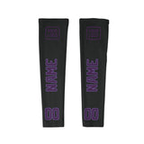 Custom Black Purple Arm Sleeve