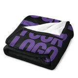 Custom Black Light Purple Blanket
