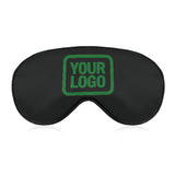 Custom Black Emerald Green Sleep Mask