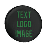 Custom Black Emerald Green Truck Tires
