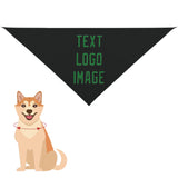 Custom Black Emerald Green Pet Scarf