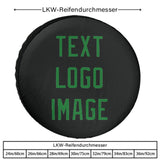 Custom Black Emerald Green Truck Tires