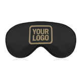 Custom Black Light Khaki Sleep Mask