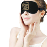 Custom Black Light Khaki Sleep Mask